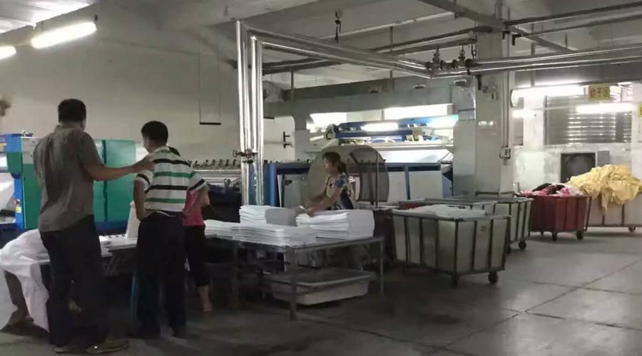 洗涤厂现场考察 洗涤厂现场考察