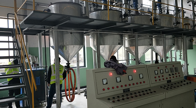 压榨茶籽提炼山茶油