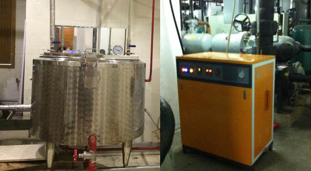 江西胜富化工有限公司选购芭乐视频APP黄色版下载安装反应釜配套蒸汽发生器